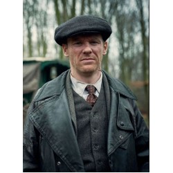 Brian Gleeson Peaky Blinders Leather Trench Coat